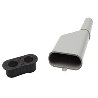 Duo Afvoer Wasmachine En Droger BWS Mark Grijs