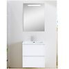 Boss & Wessing Badmeubel BWS Mark Compleet Met Led Spiegel 60 CM Mat Wit