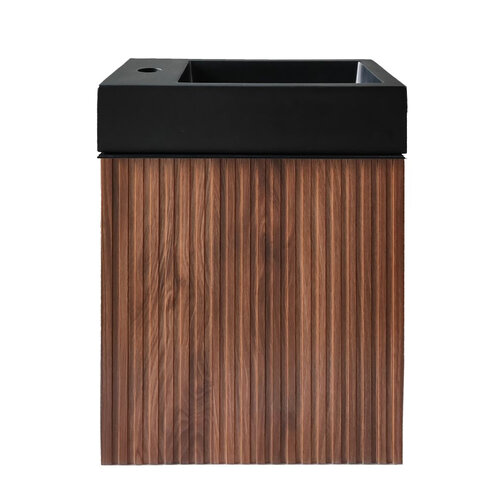 Fonteinkast BWS Sona Met Verticaal Reliëf Soft-close Hout 