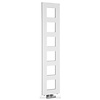 Sapho Designradiator Sapho Block 28x133 Cm Mat Wit