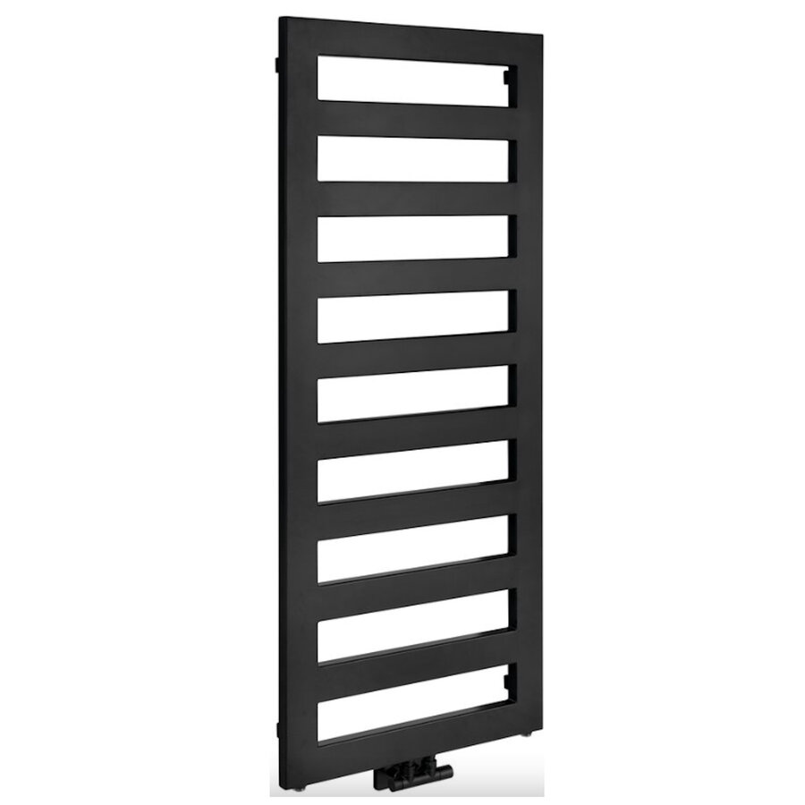 Designradiator Sapho Block 50x146.5 Cm Mat Zwart