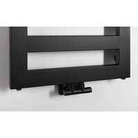 Designradiator Sapho Block 50x146.5 Cm Mat Zwart