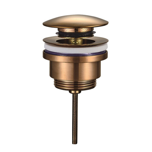 Clickwaste Luxe Wiesbaden Laag Model 5/4" Geborsteld Brons Koper 