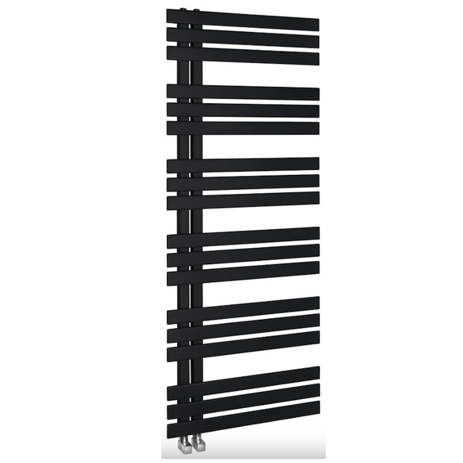 Designradiator Sapho Silvana Recht 60x150 cm 771W Mat Zwart