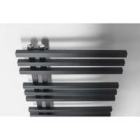 Designradiator Sapho Sophina 60x121,5 cm 623W Mat Zwart