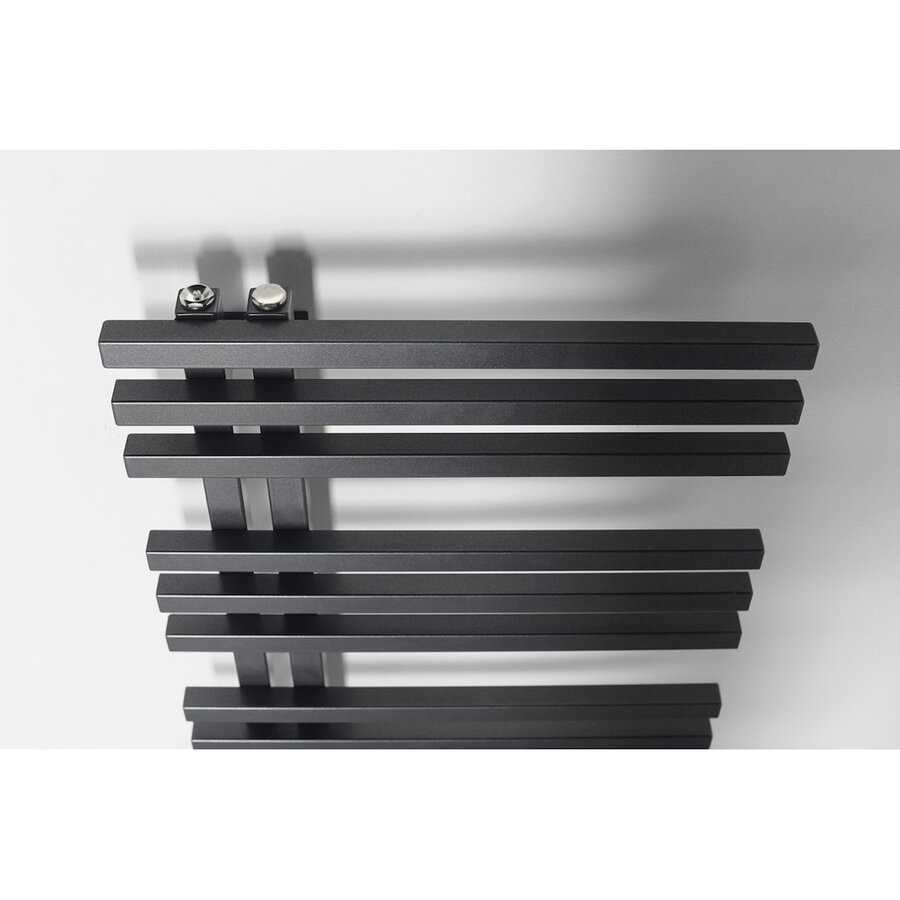 Designradiator Sapho Sophina 60x121,5 cm 623W Mat Zwart