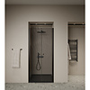 Boss & Wessing Douchedeur | 2 Pendeldeuren | Marip | 6mm | 80x190 cm | Mat Zwart