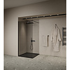 Inloopdouche BWS Elonpa Helder Glas 110x200 cm Zwart