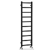 Sapho Designradiator Sapho Metro Light 30x114 cm Mat Zwart