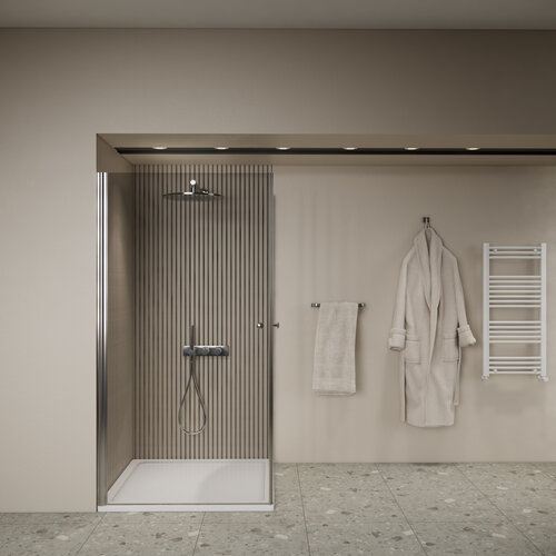 Douchecabine | BWS Gusma | 2 Deuren | 80x80x190 cm | Chroom 