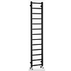 Sapho Designradiator Sapho Metro Light 30x150 cm Mat Zwart