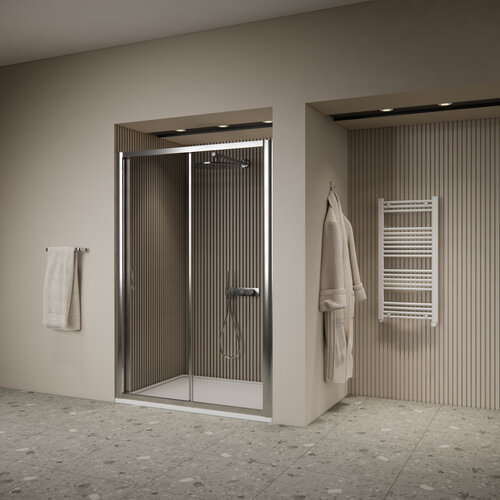 Schuifdeur BWS Arema 120x190 cm Profiel Chroom 