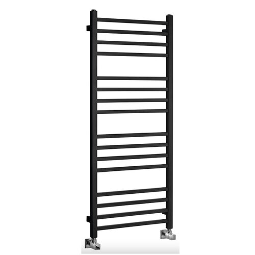 Designradiator Sapho Metro Recht 50x120 cm Mat Zwart 