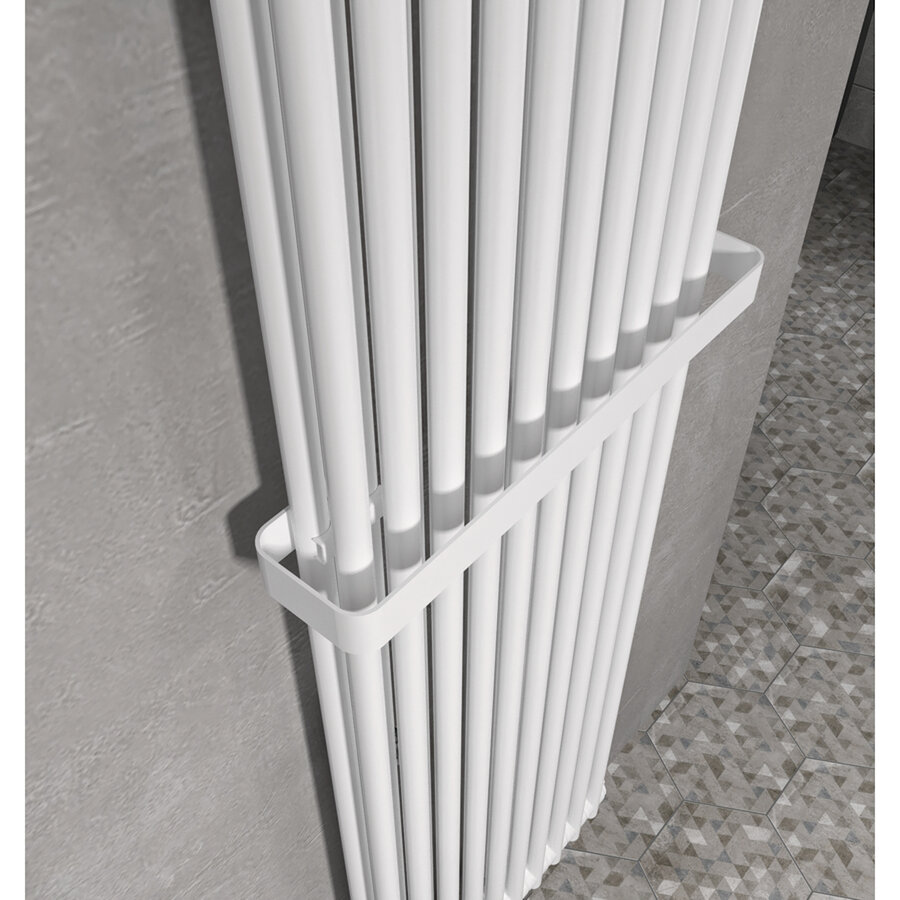 Designradiator Sapho Fede 150x49 cm Mat Wit