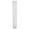 Sapho Designradiator Sapho Pilon Recht 27x180 cm 660W incl. 4 Haken Wit