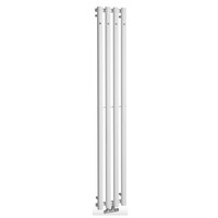 Designradiator Sapho Pilon Recht 27x180 cm 660W incl. 4 Haken Wit