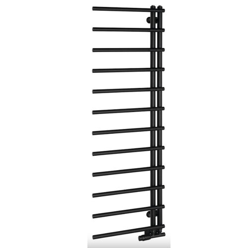 Designradiator Sapho Justina 50x151 cm 410W Mat Zwart 