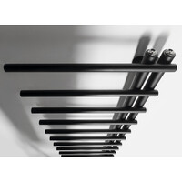 Designradiator Sapho Justina 50x151 cm 410W Mat Zwart