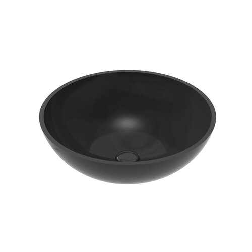 Waskom BWS Veroni Per Solid Surface 42x42x14 cm Zwart 