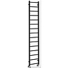 Sapho Handdoekradiator Sapho Dina Recht 30x174 cm Mat Zwart