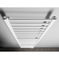 Handdoekradiator Sapho Dina Recht 40x156 cm Mat Wit