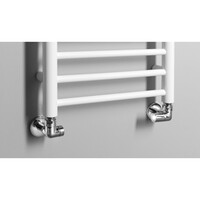 Handdoekradiator Sapho Dina Recht 40x156 cm Mat Wit