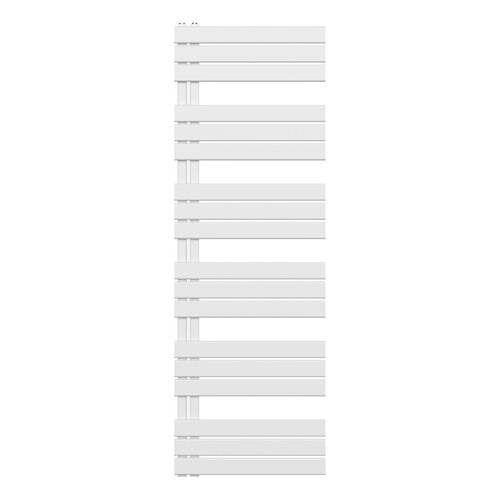 Handdoekradiator BWS Boss Links aansluiting 1021W 180x60 cm Wit 