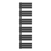 Boss & Wessing Handdoekradiator BWS Boss Links aansluiting 890W 180x50 cm Mat Zwart