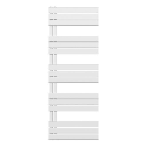 Handdoekradiator BWS Boss Links aansluiting 864W 160x60 cm Wit 