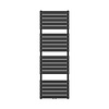 Boss & Wessing Handdoekradiator BWS Ress Middenaansluiting 180x60 cm Zwart