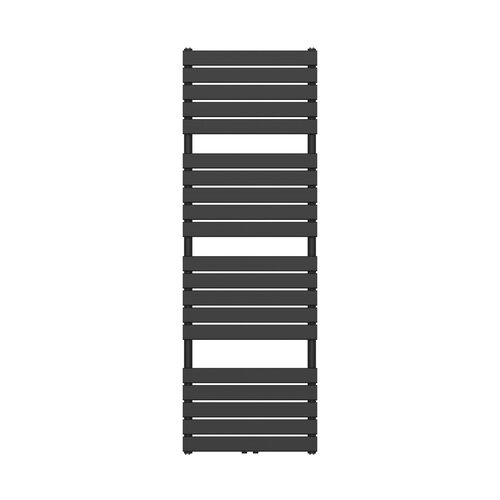 Handdoekradiator BWS Ress Middenaansluiting 180x60 cm Zwart 
