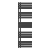 Handdoekradiator BWS Boss Links aansluiting 755W 160x50 cm Zwart