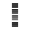 Boss & Wessing Handdoekradiator BWS Ress Middenaansluiting 180x50 cm Zwart