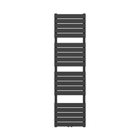 Handdoekradiator BWS Ress Middenaansluiting 180x50 cm Zwart