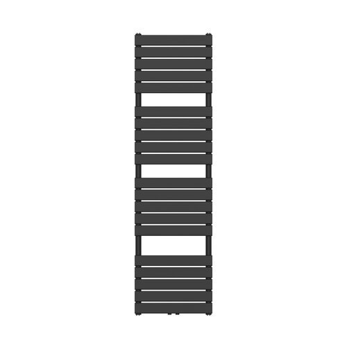Handdoekradiator BWS Ress Middenaansluiting 180x50 cm Zwart 