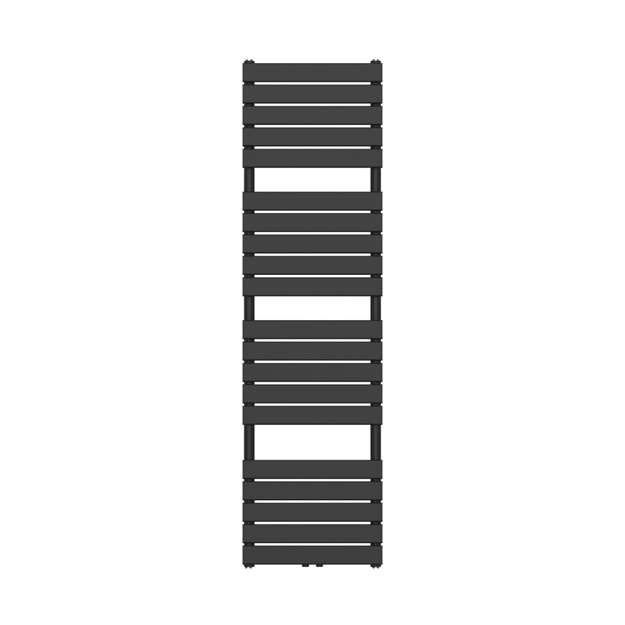 Handdoekradiator BWS Ress Middenaansluiting 180x50 cm Zwart