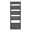 Boss & Wessing Handdoekradiator BWS Ress Middenaansluiting 160x60 cm Zwart