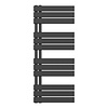 Handdoekradiator BWS Boss Links aansluiting 681W 120x50 cm Zwart