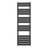 Handdoekradiator BWS Ress Middenaansluiting 160x50 cm Zwart