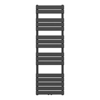 Handdoekradiator BWS Ress Middenaansluiting 160x50 cm Zwart