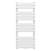 Handdoekradiator BWS Ress Middenaansluiting 681W 120x50 cm Wit