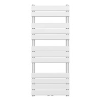 Handdoekradiator BWS Ress Middenaansluiting 681W 120x50 cm Wit