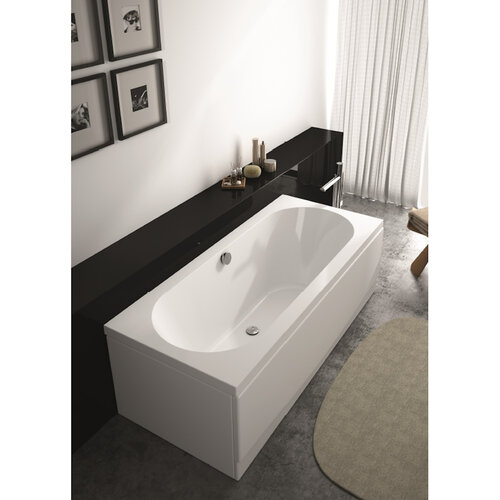 Badpaneel 180 cm toebehoren Ligbad Sanindusa Urb.y 180x80 cm Acryl Wit 