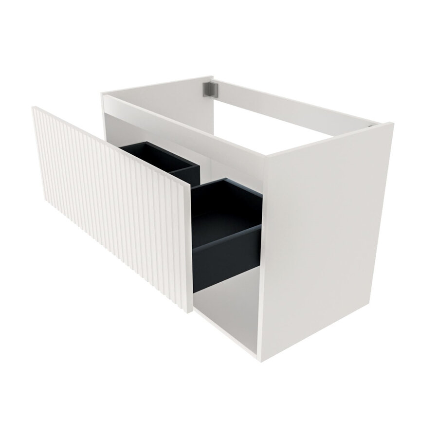 Onderkast Best Design Rigatti Gefreesd 78 cm Mat Wit