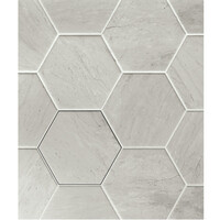 Verona Hexagon Grey Keramiek 13.9x16cm (Prijs per 0.42 M2) Grijs STILE7490