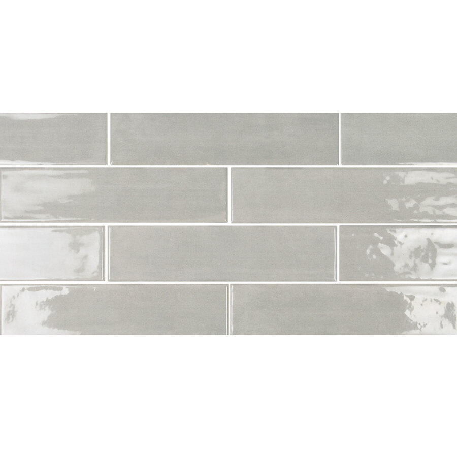 Wandtegel Mud Grey Keramiek 7.5x30 cm (Prijs per M2)