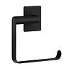 Smedbo Toiletrolhouder Smedbo Cube zelfklevend Hangende Rol Mat Zwart