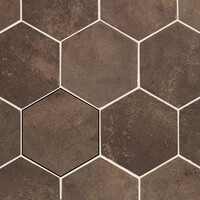 Wandtegel Magnetism Hexagon Corten 13.9x16 cm (Prijs per M2)