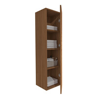 Kolomkast BWS Elite 35x35x135 cm 1 Deur Walnoot