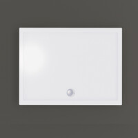 Douchebak BWS Nua Rechthoek Acryl 90x75 cm Wit Inclusief Plint